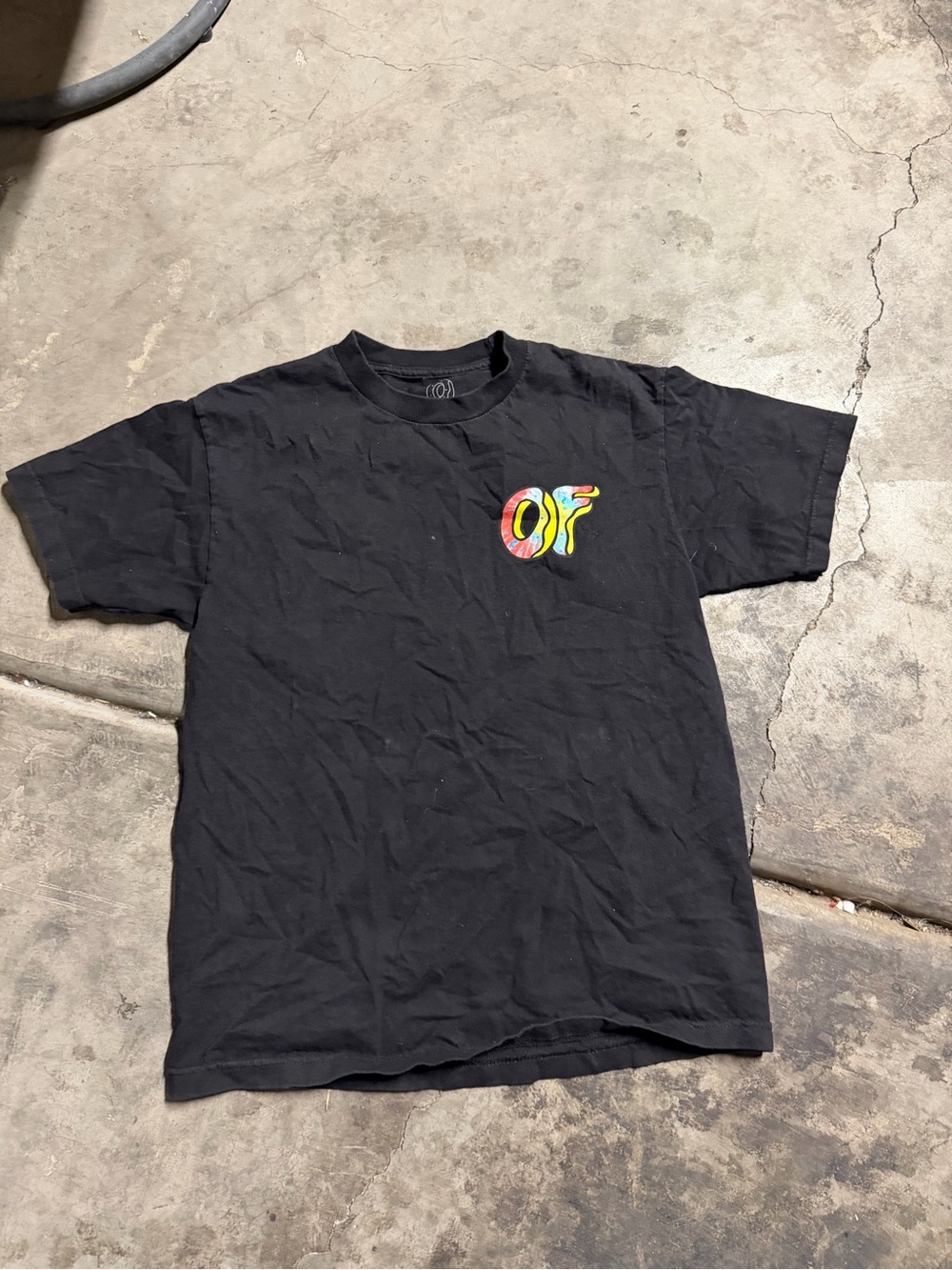 Black T-Shirt with Colorful odd future